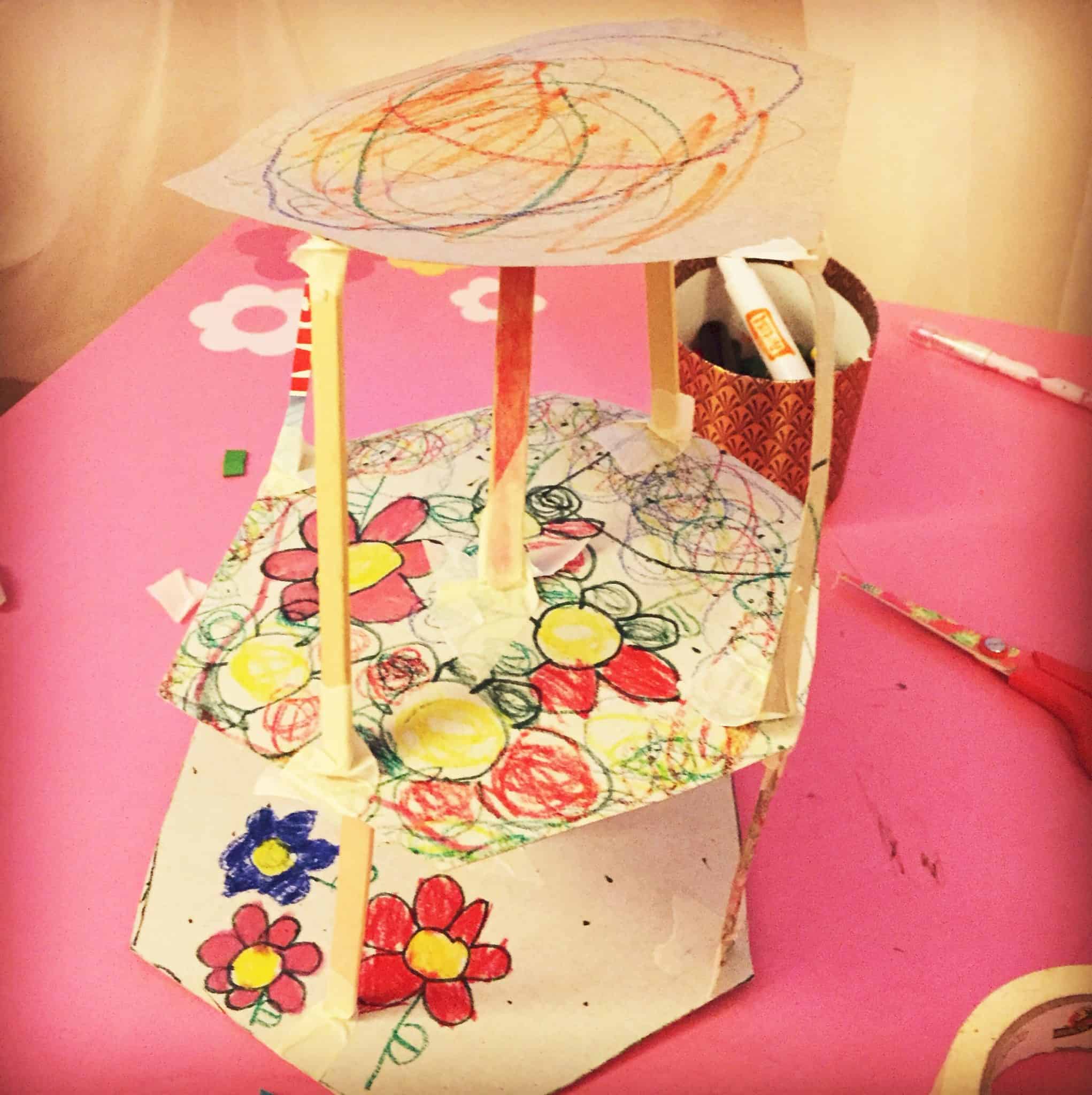 Ava's paper cake stand