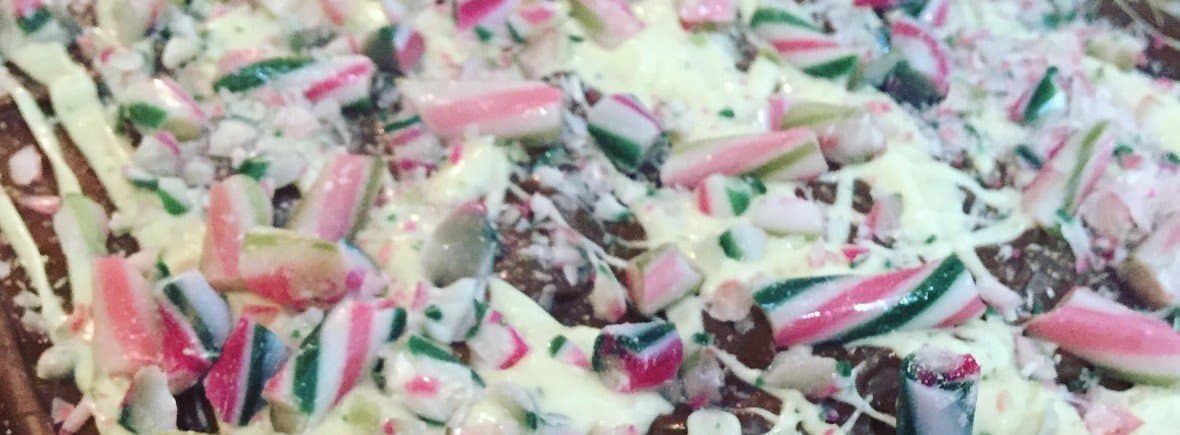 Peppermint bark.