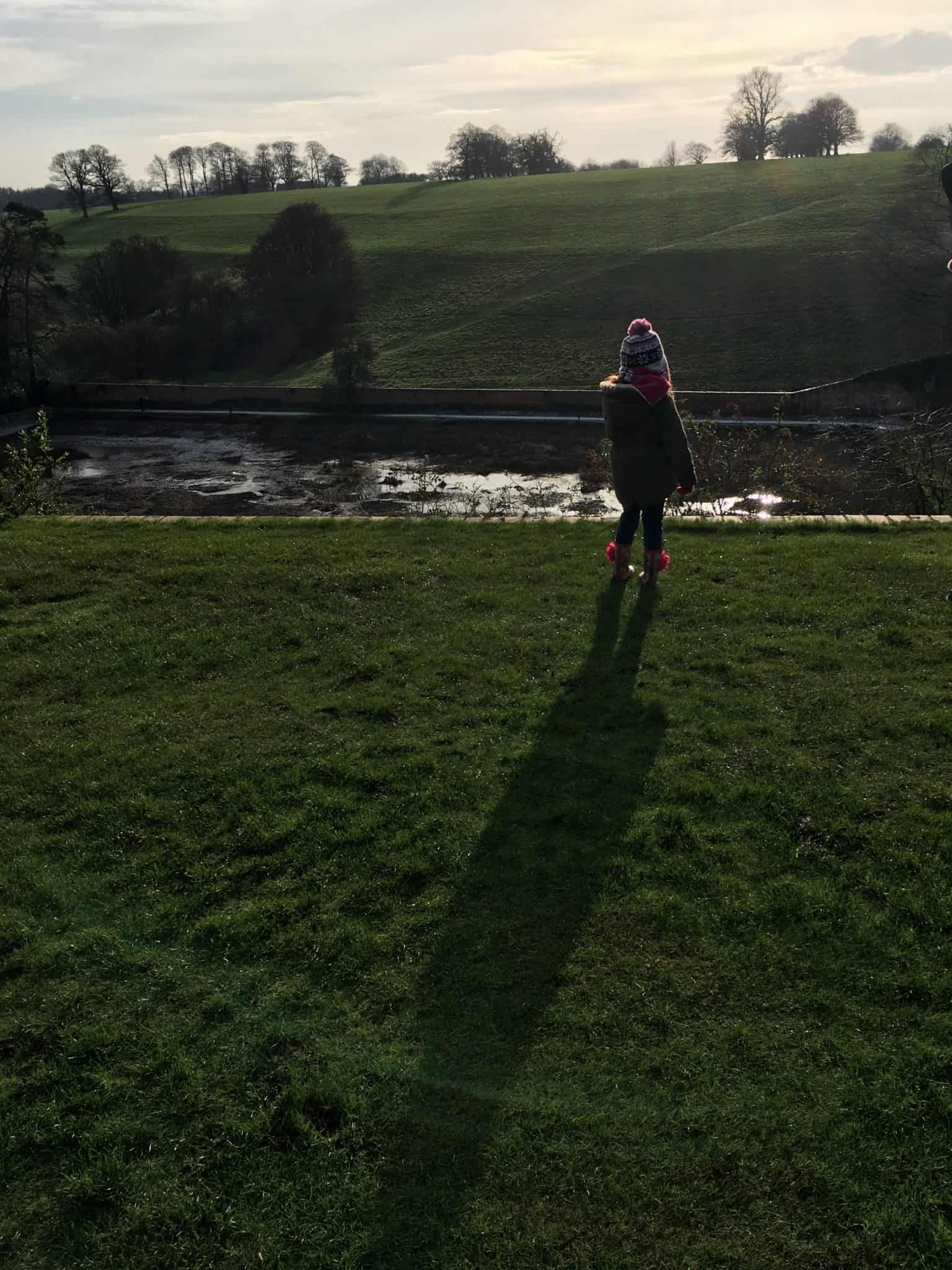 Ava in the sun at Upton House