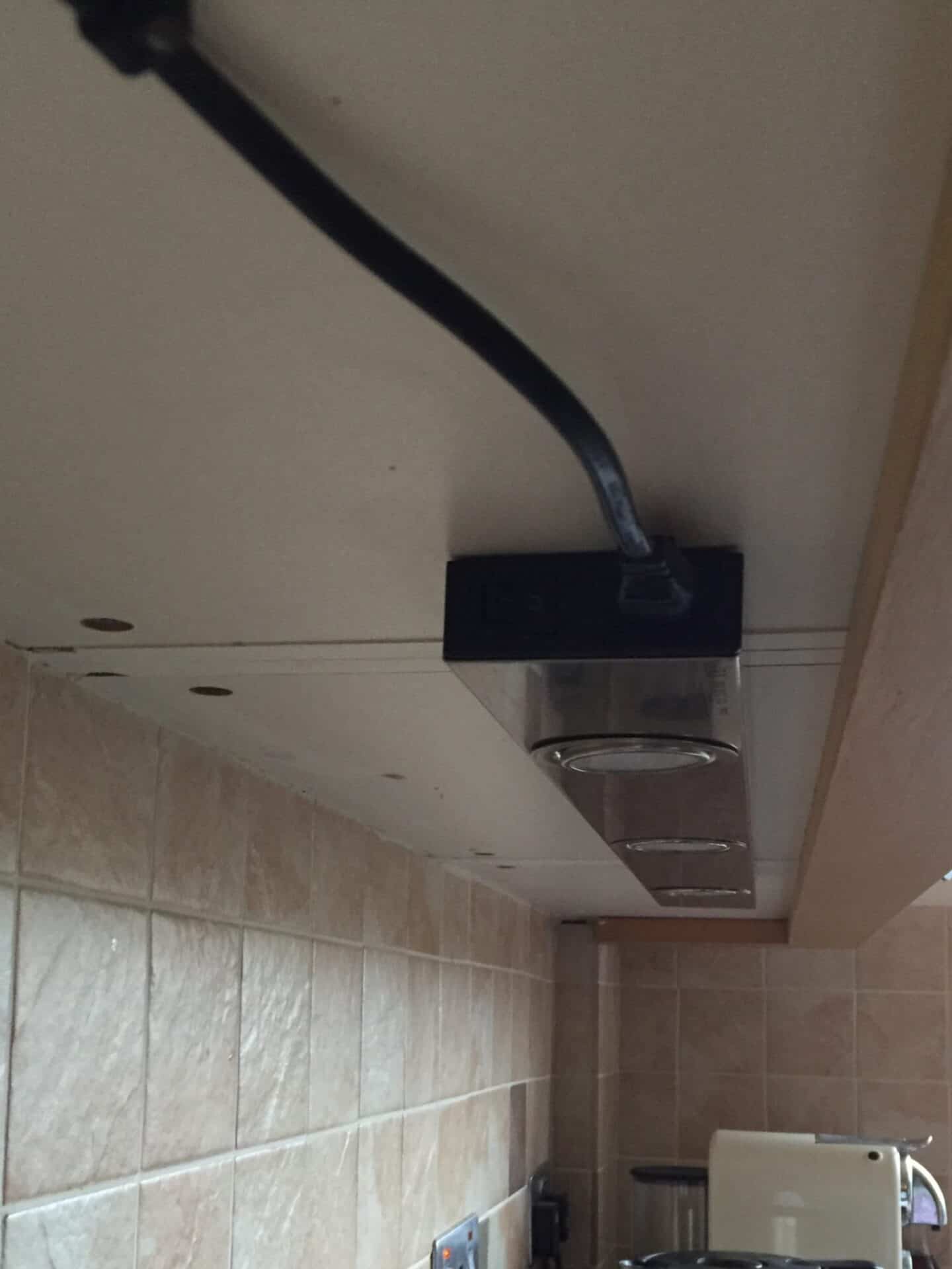 Energy-guzzling kitchen lights