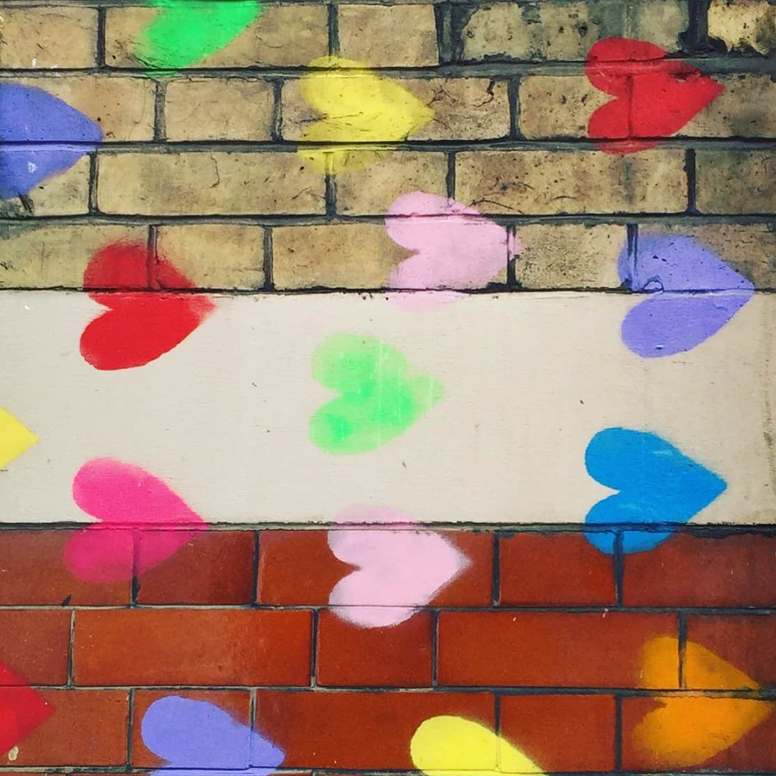 Heart graffiti