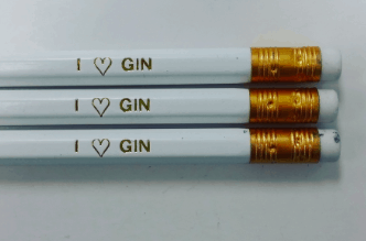 I Love Gin Pencils from Pencil Me In