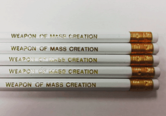 Weapon Of Mass Creation Pencils from Pencil Me In
