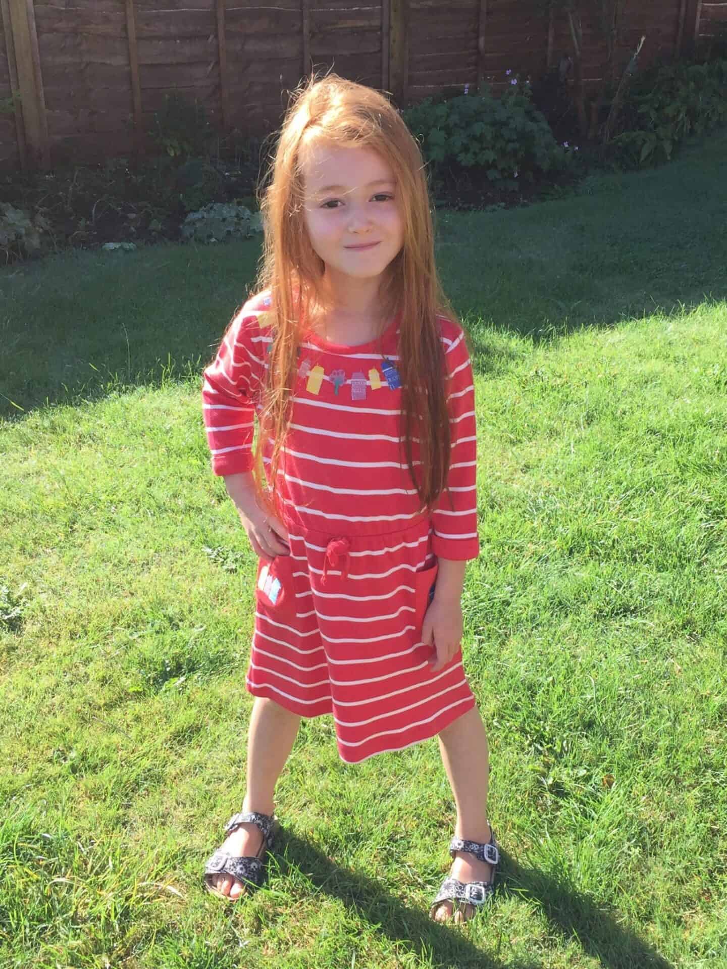 Piccalilli organic kids red Town House Tunic
