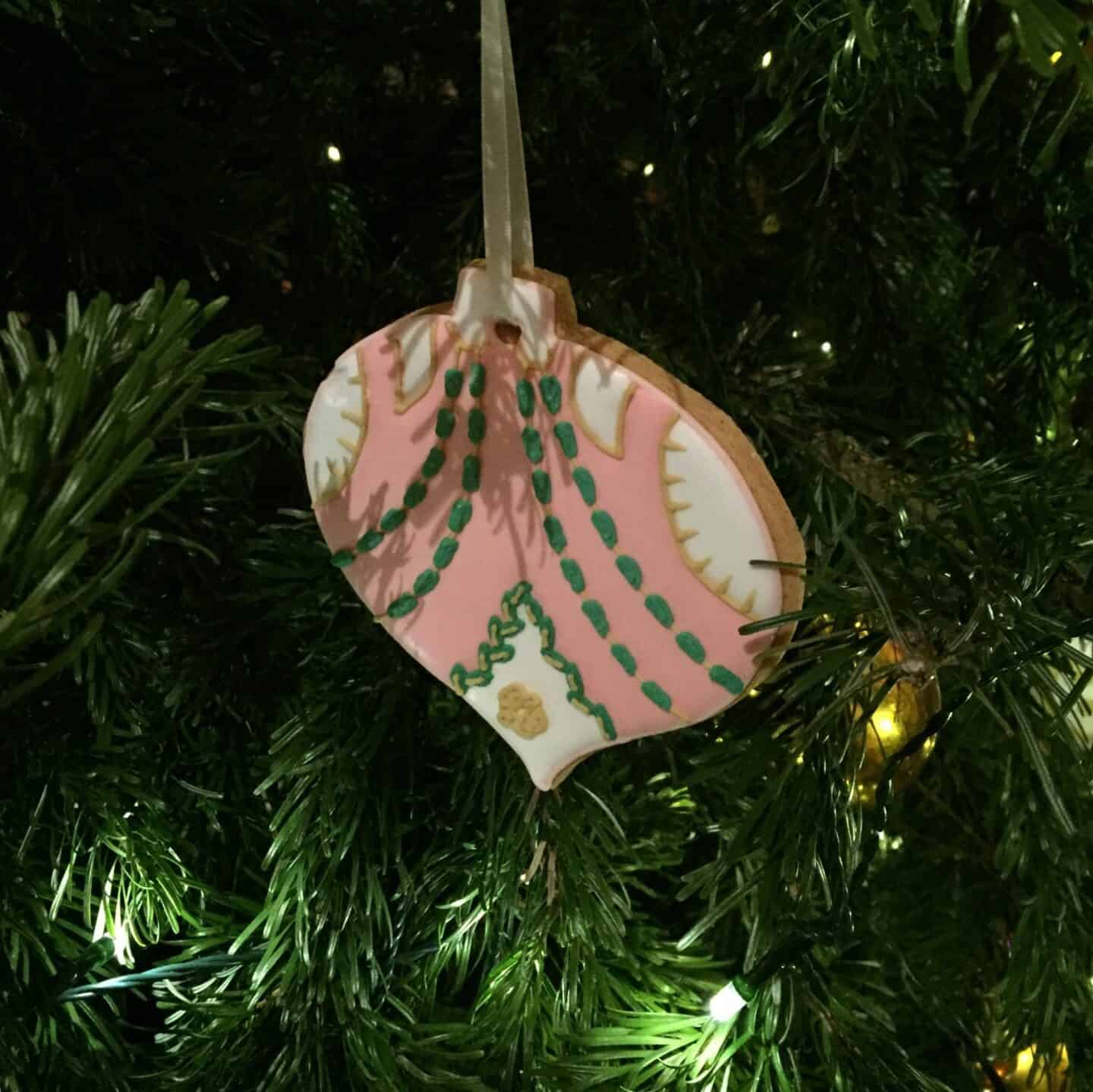 Biscuit Christmas tree decoration