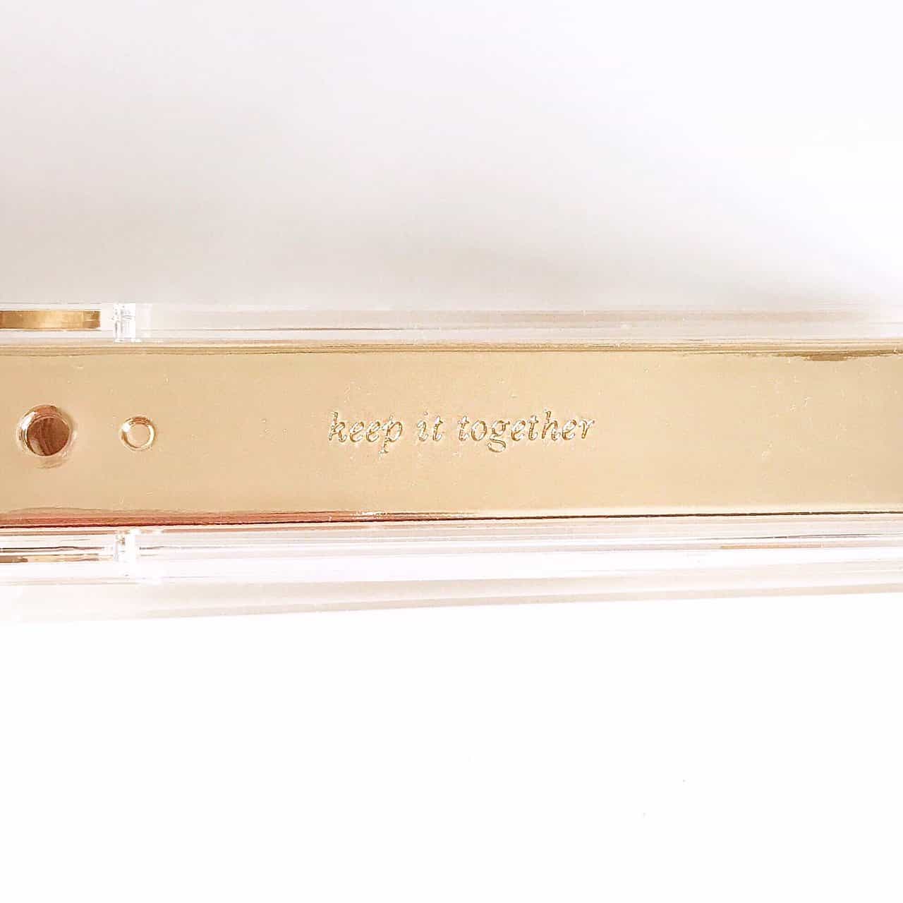 Kate Spade NY gold keep it together stapler