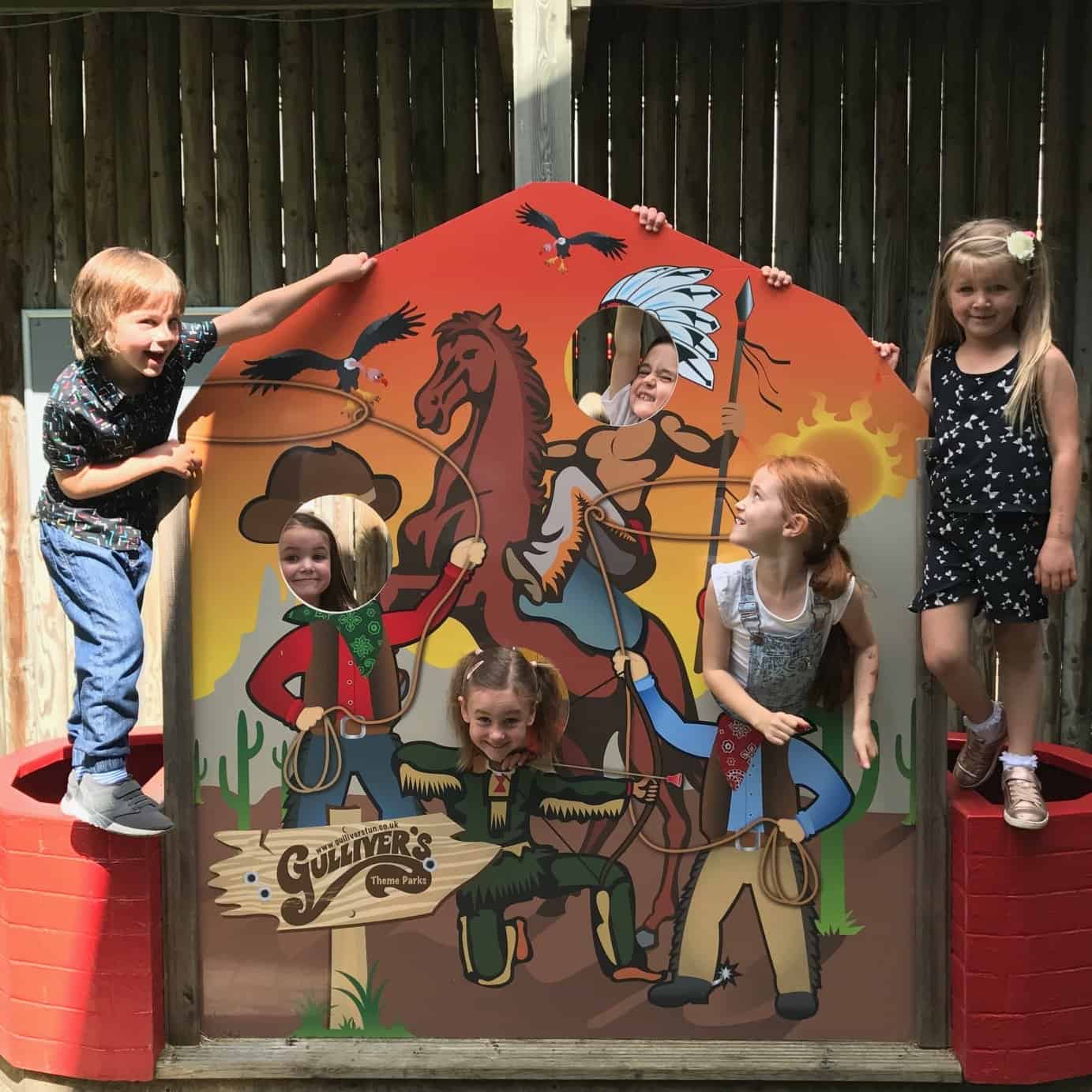 Kids enjoying Gulliver's Land Theme Park