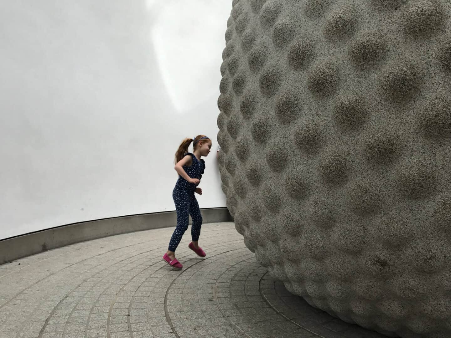 Running around the Core at The Eden Project
