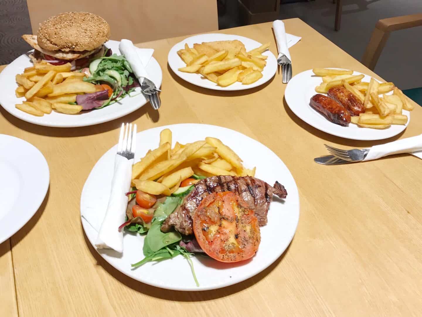 Yummy food at David Lloyd
