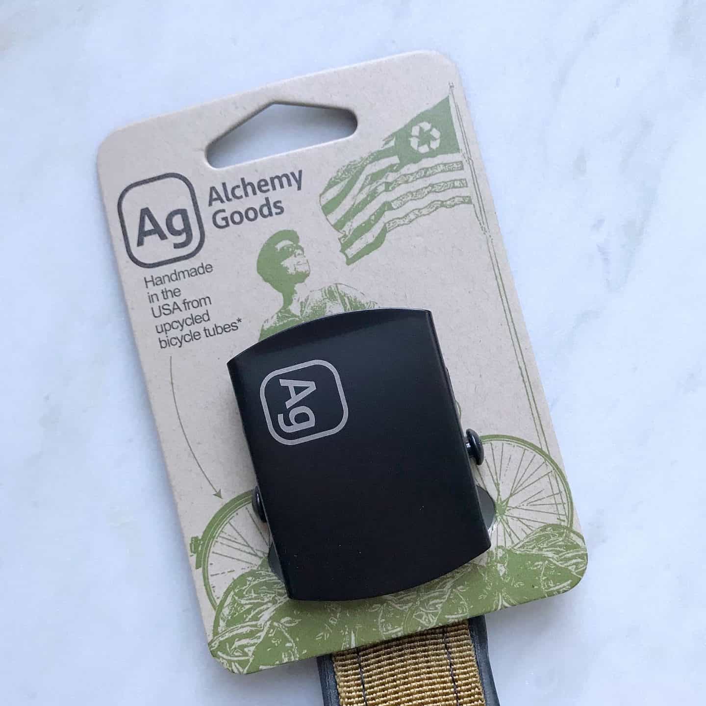 Alchemy Goods recycled belt from Uncommon Goods