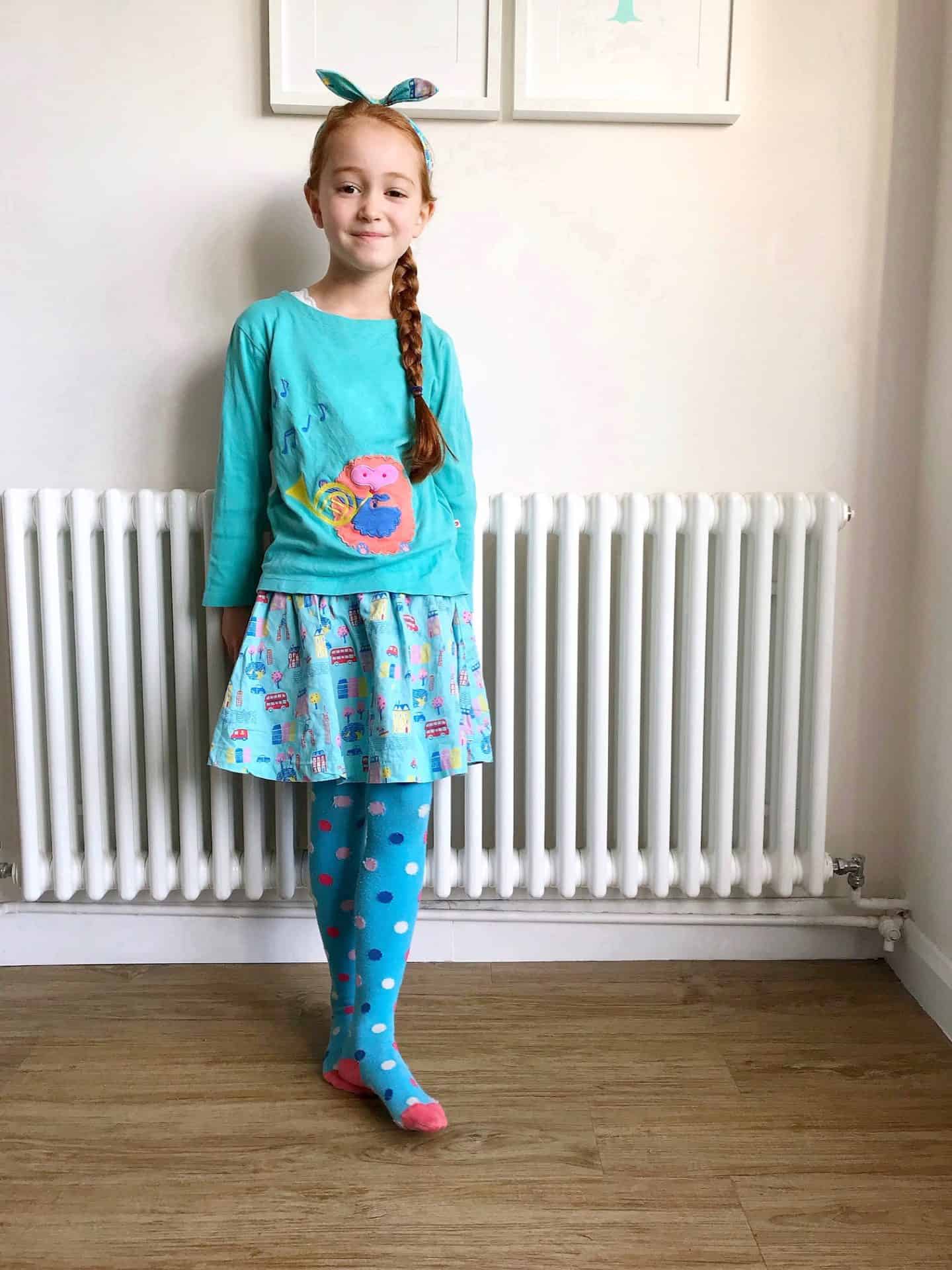 Turquoise Piccalilly organic ethical kids clothes