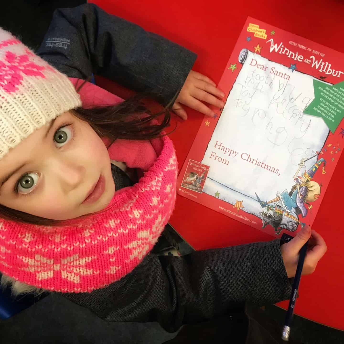 Thea's letter to Santa