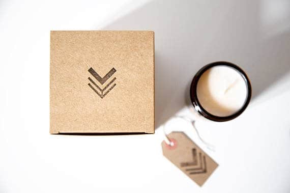 Unique Mother's Day Gift Ideas: OctoLondon Soy Wax Candle in Recycled gift box