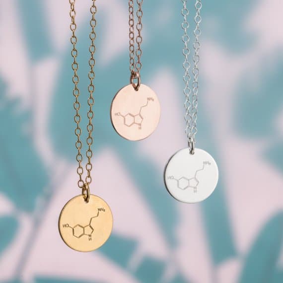 Unique Mother's Day Gift Ideas: PoshTottyDesigns Personalised Energy Molecule Necklace