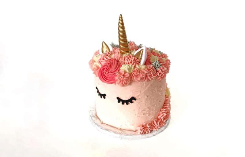 How to make a Rainbow Unicorn Cake