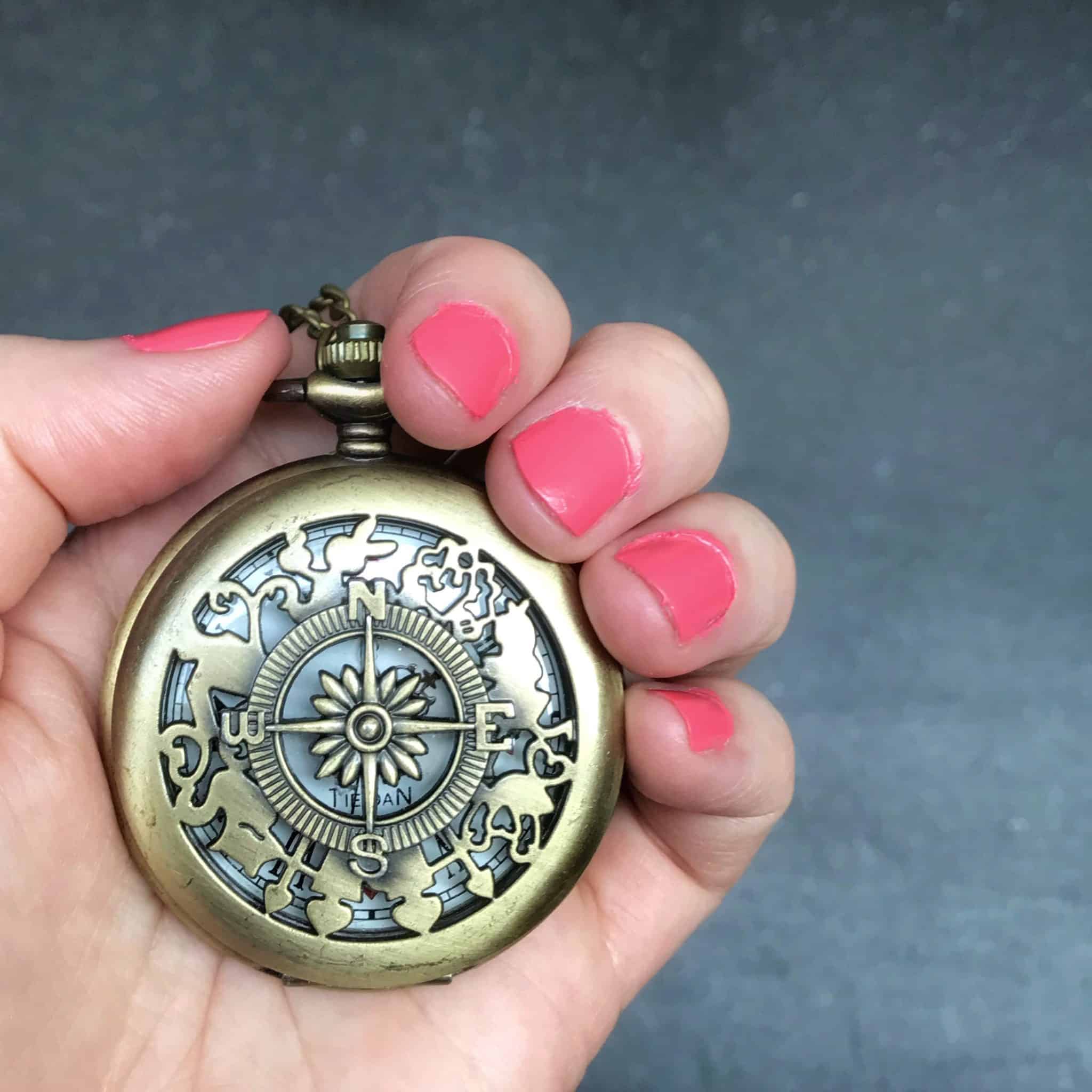A watch prop for our Alice in Wonderland theme HiddenCity Treasure Hunt