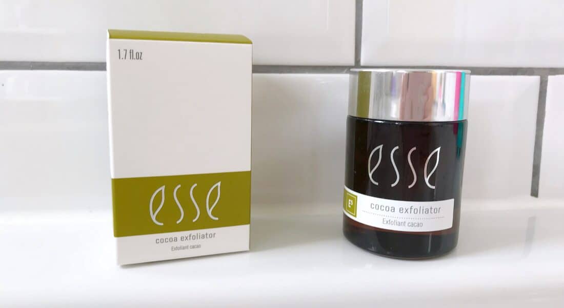 Esse Cocoa Exfoliator is my favourite natural face scrub