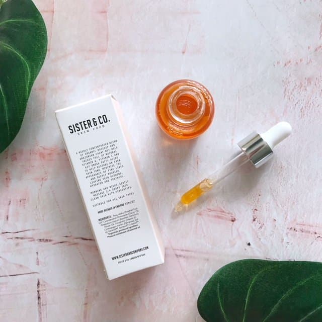 Sister & Co Skin Food Facial Formula ingredients