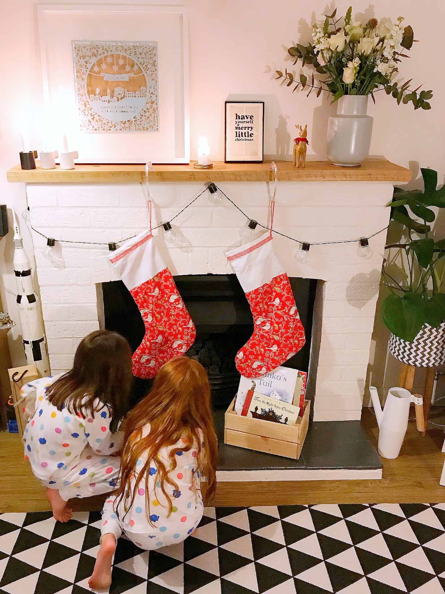 Christmas fireplace