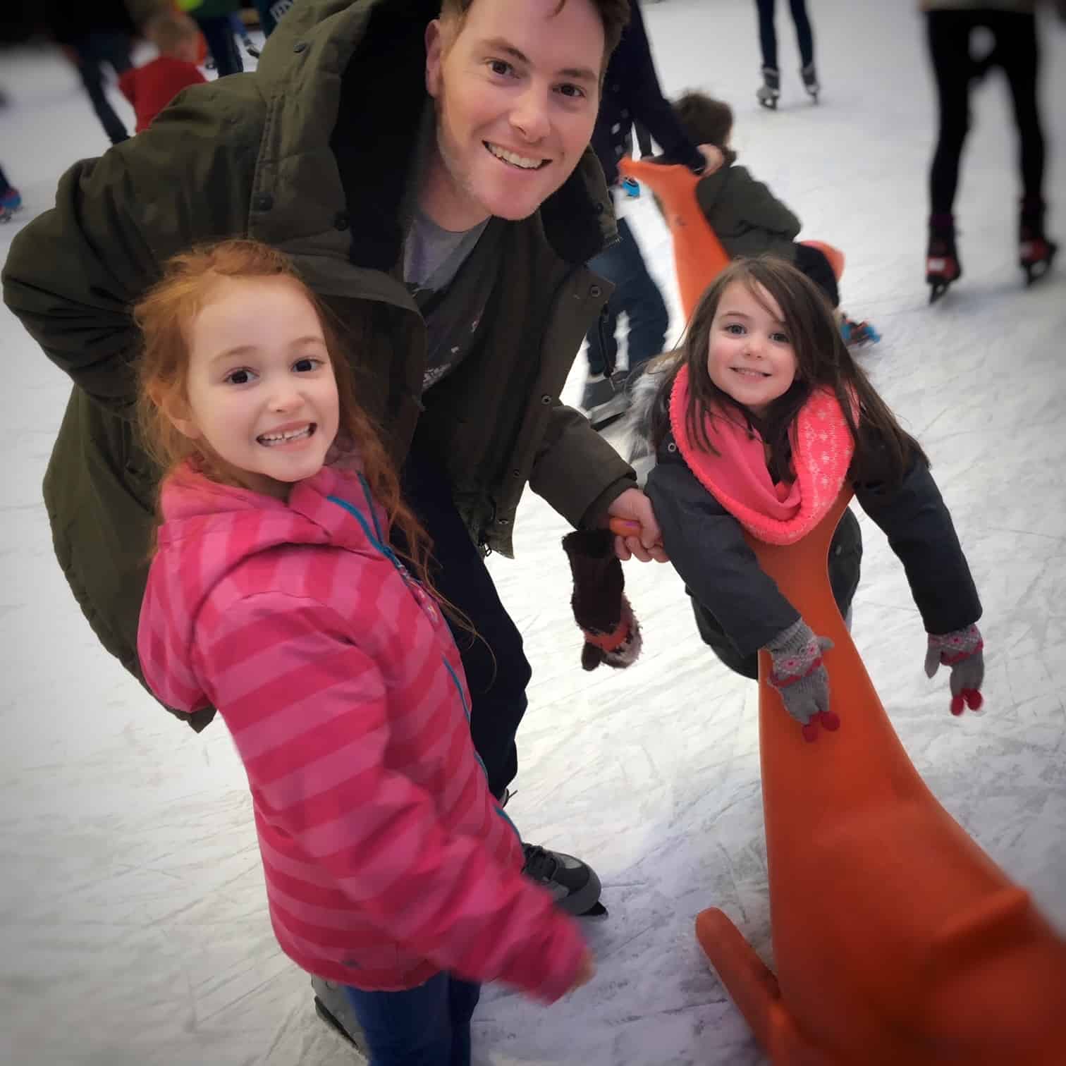 Ice skating fun
