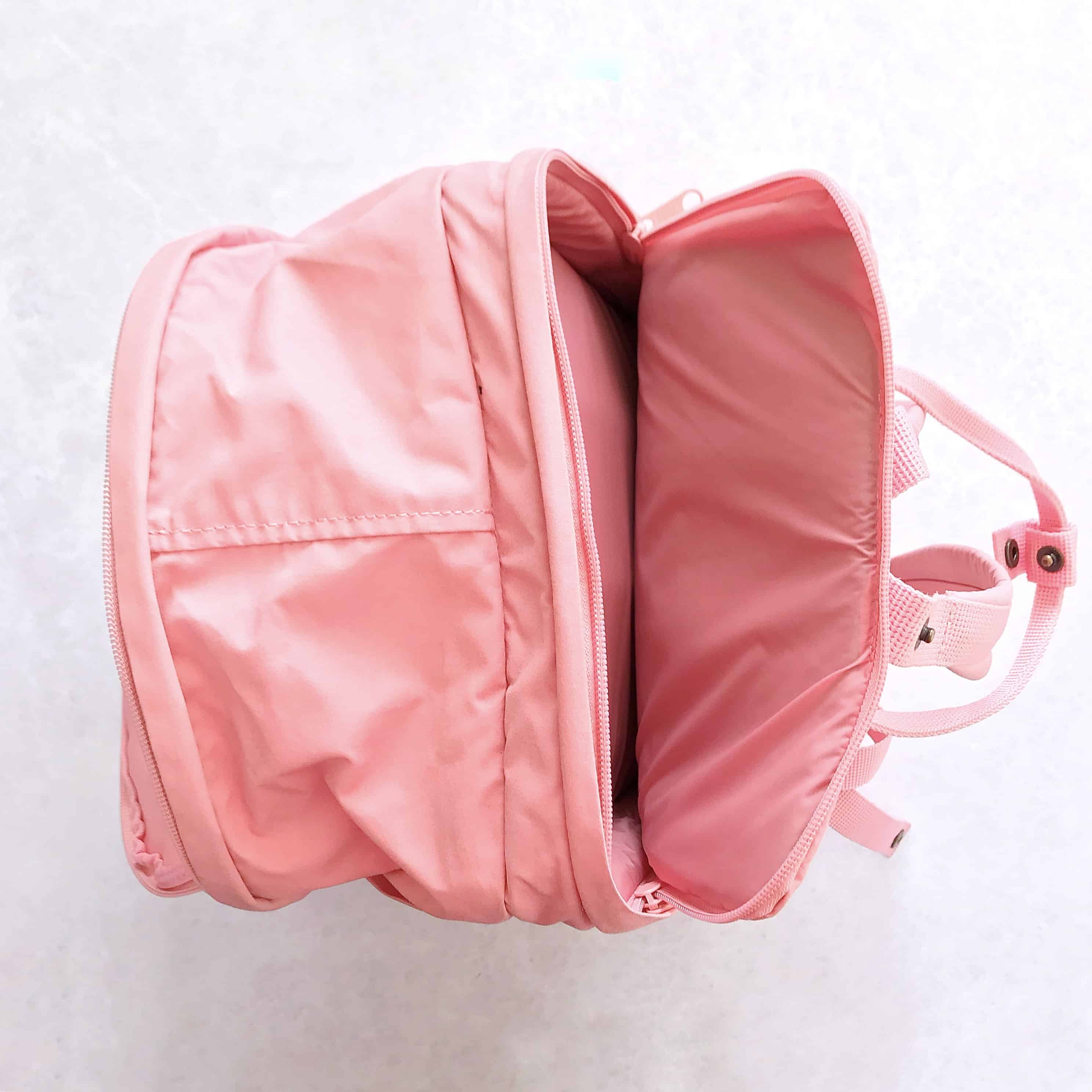 A Fjallraven backpack has sections to Help You Travel Light