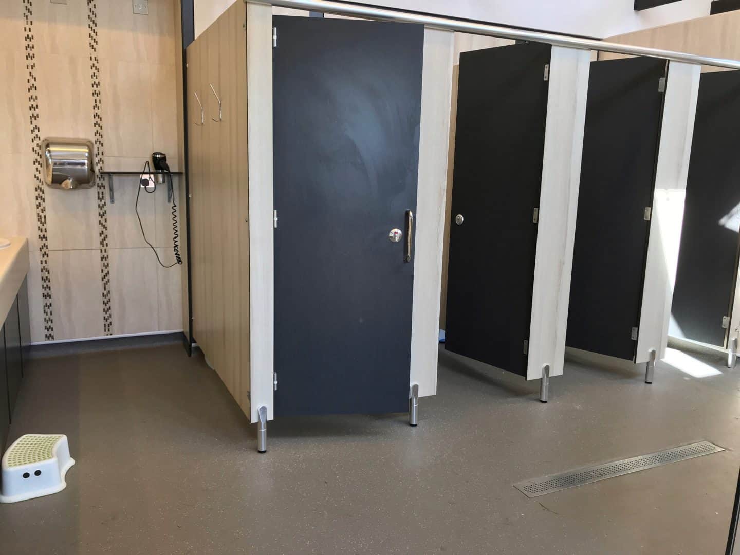 Clean and tidy toilets at Haw Wood Farm