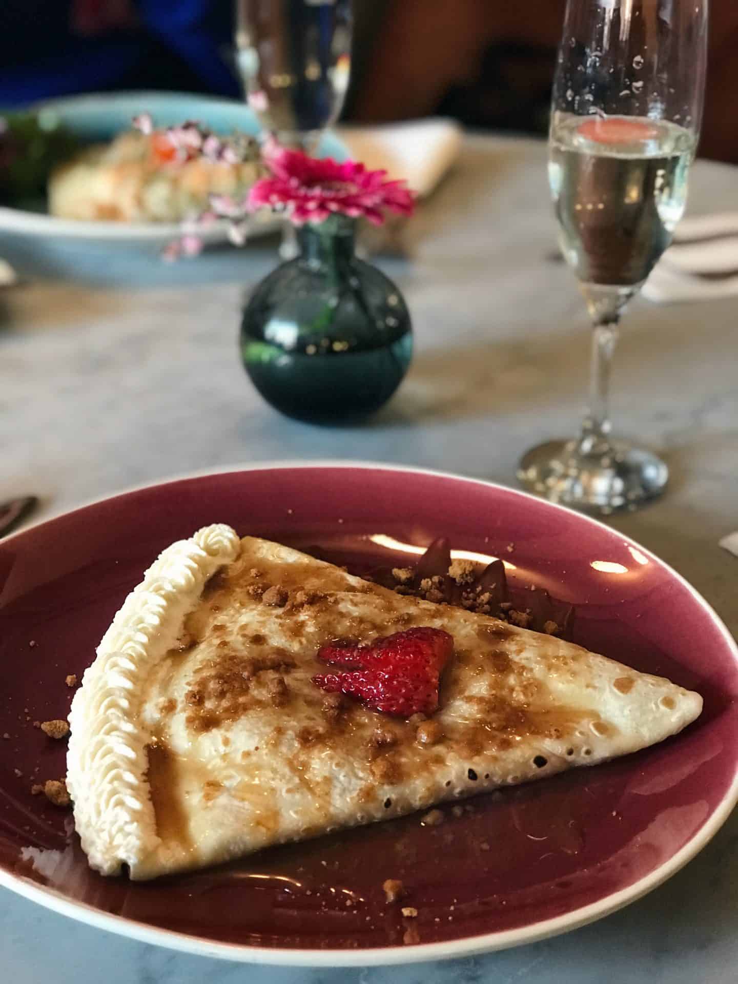 Crepe at French Affaire in Stony Stratford