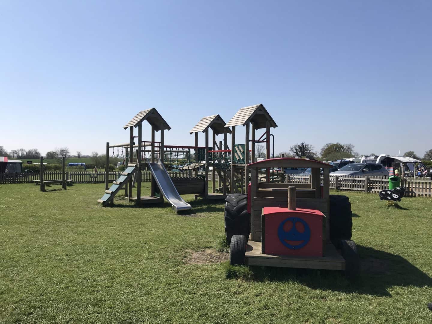 Haw Wood Farm's fabulous wooden play area