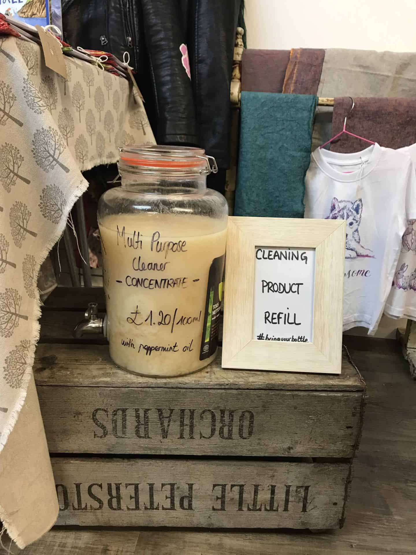 My Refill Market stand at On The High Street in Stony Stratford
