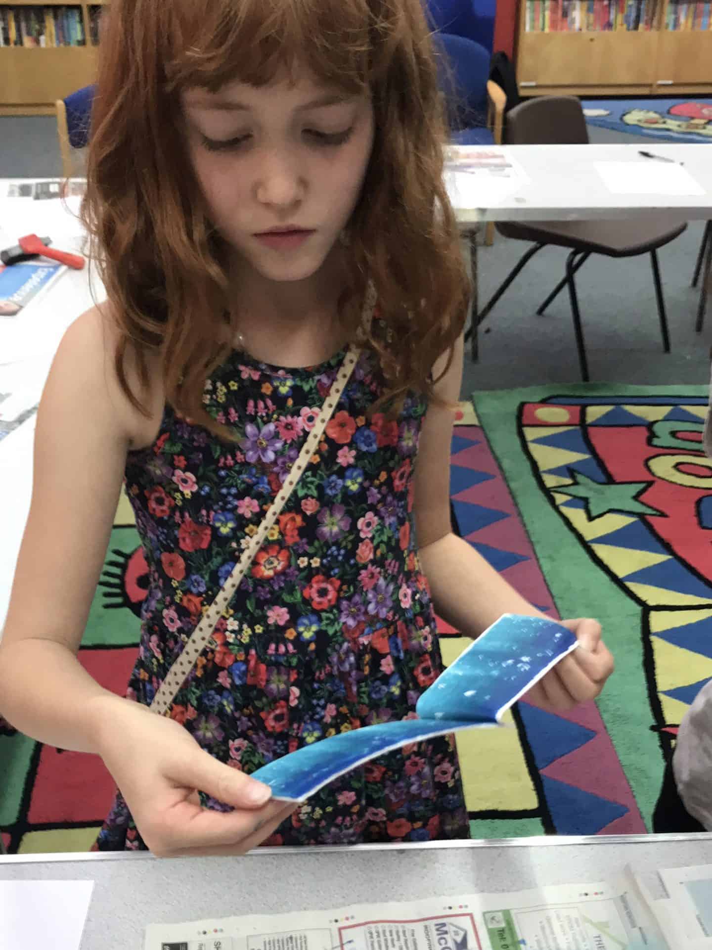 She was dissapointed with her print