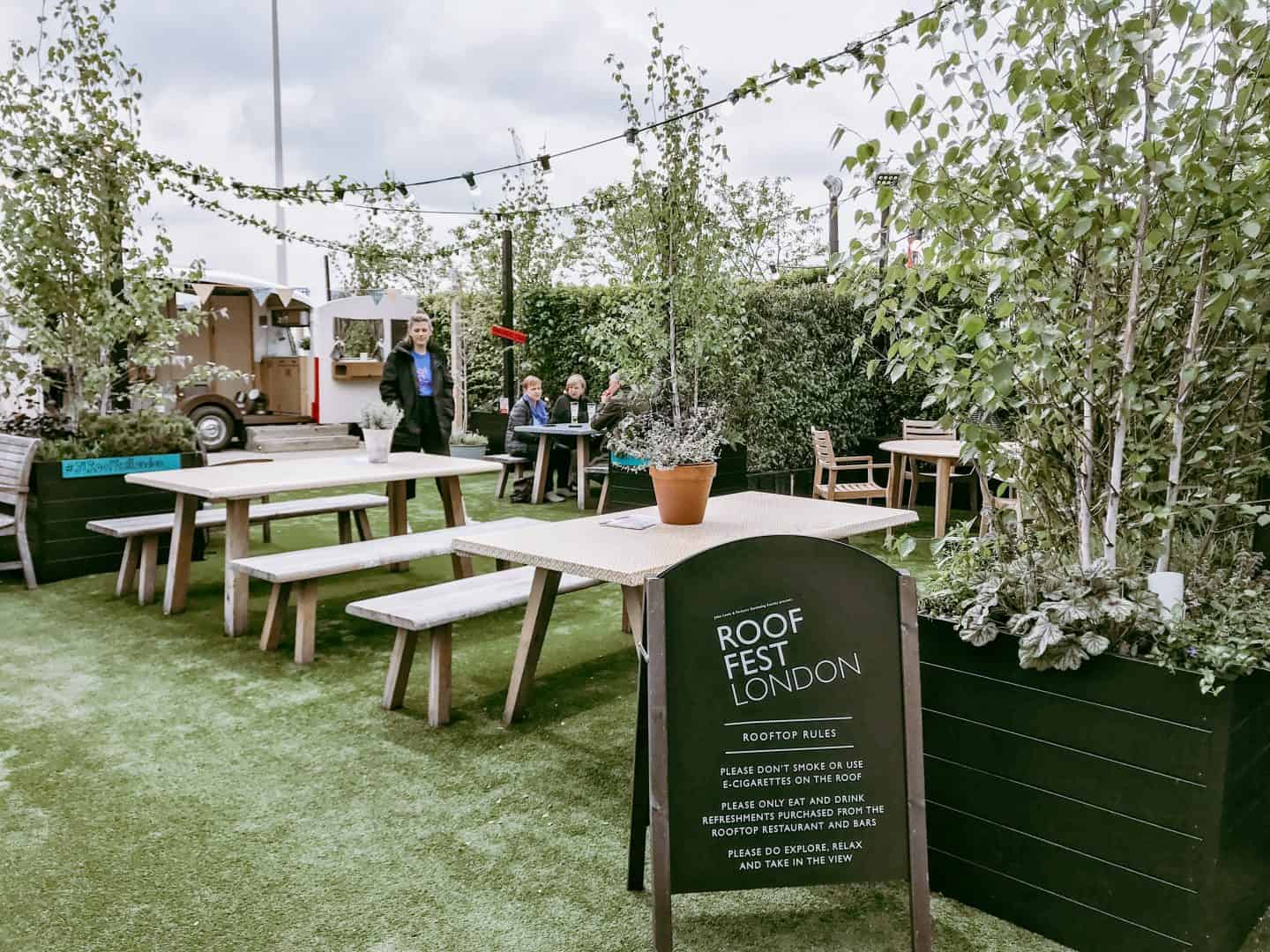 Holding on to summer at John Lewis' Roof Garden London