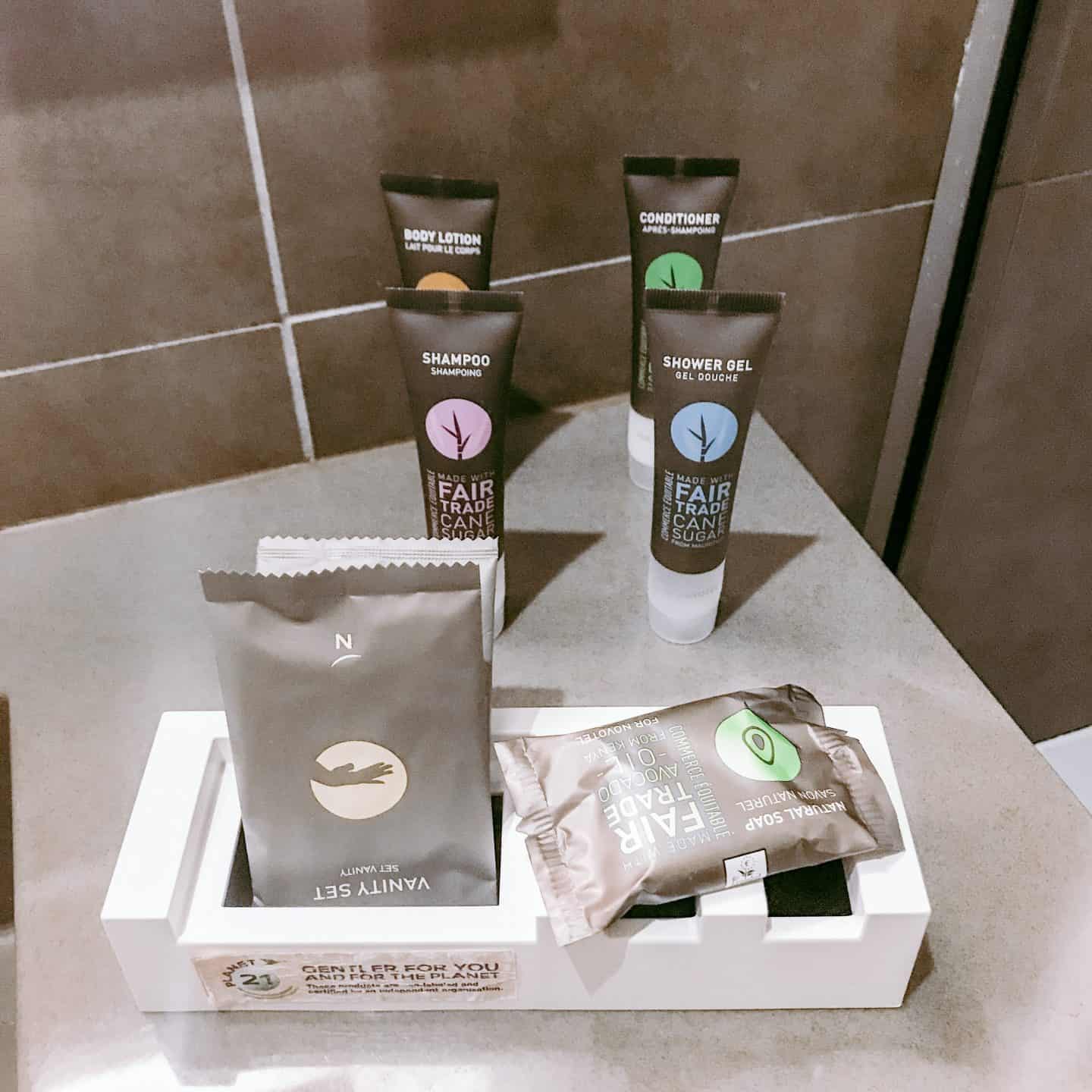 Lovely eco-friendly toiletries