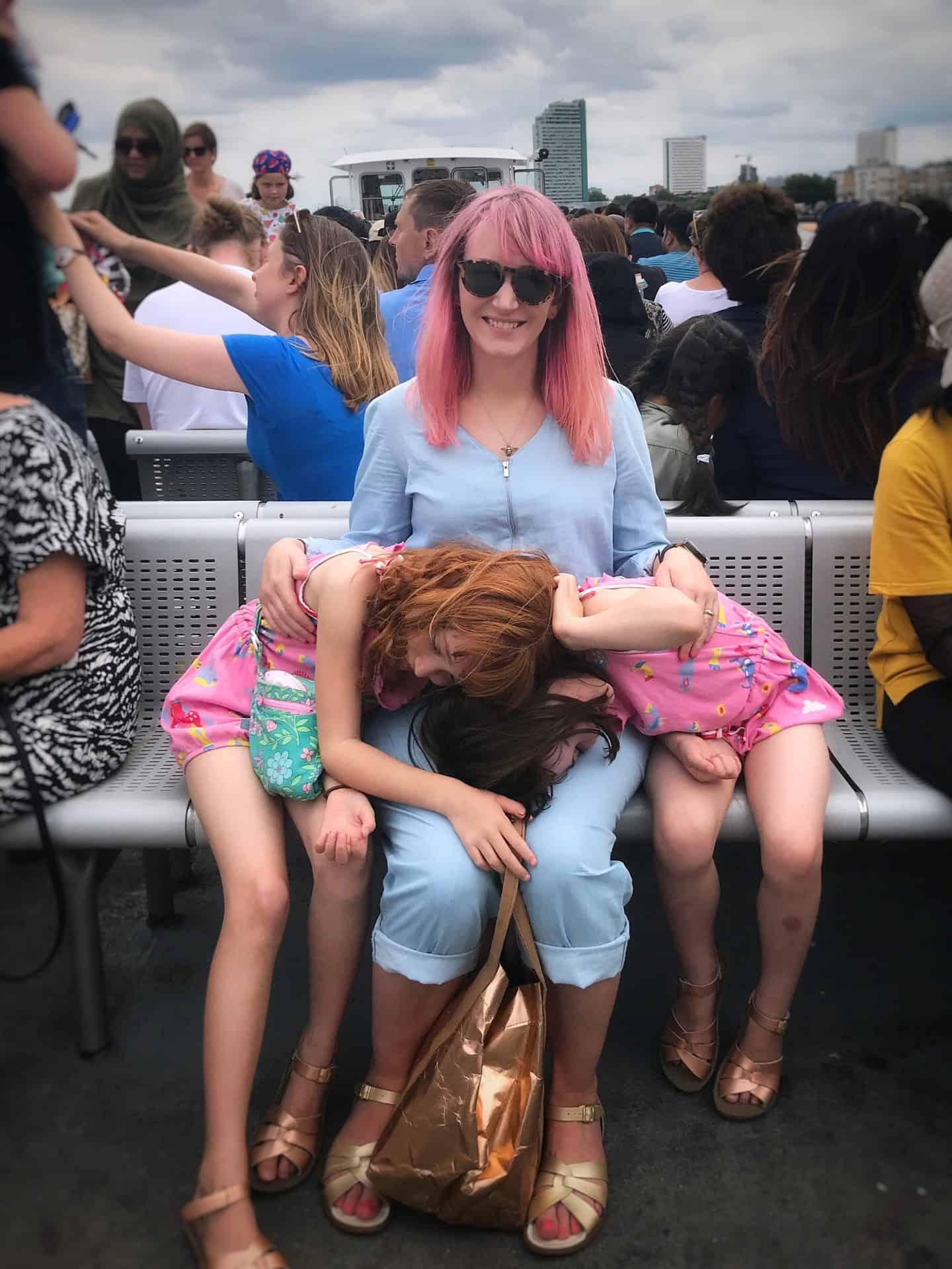 The-girls-enjoying-their-boat-ride