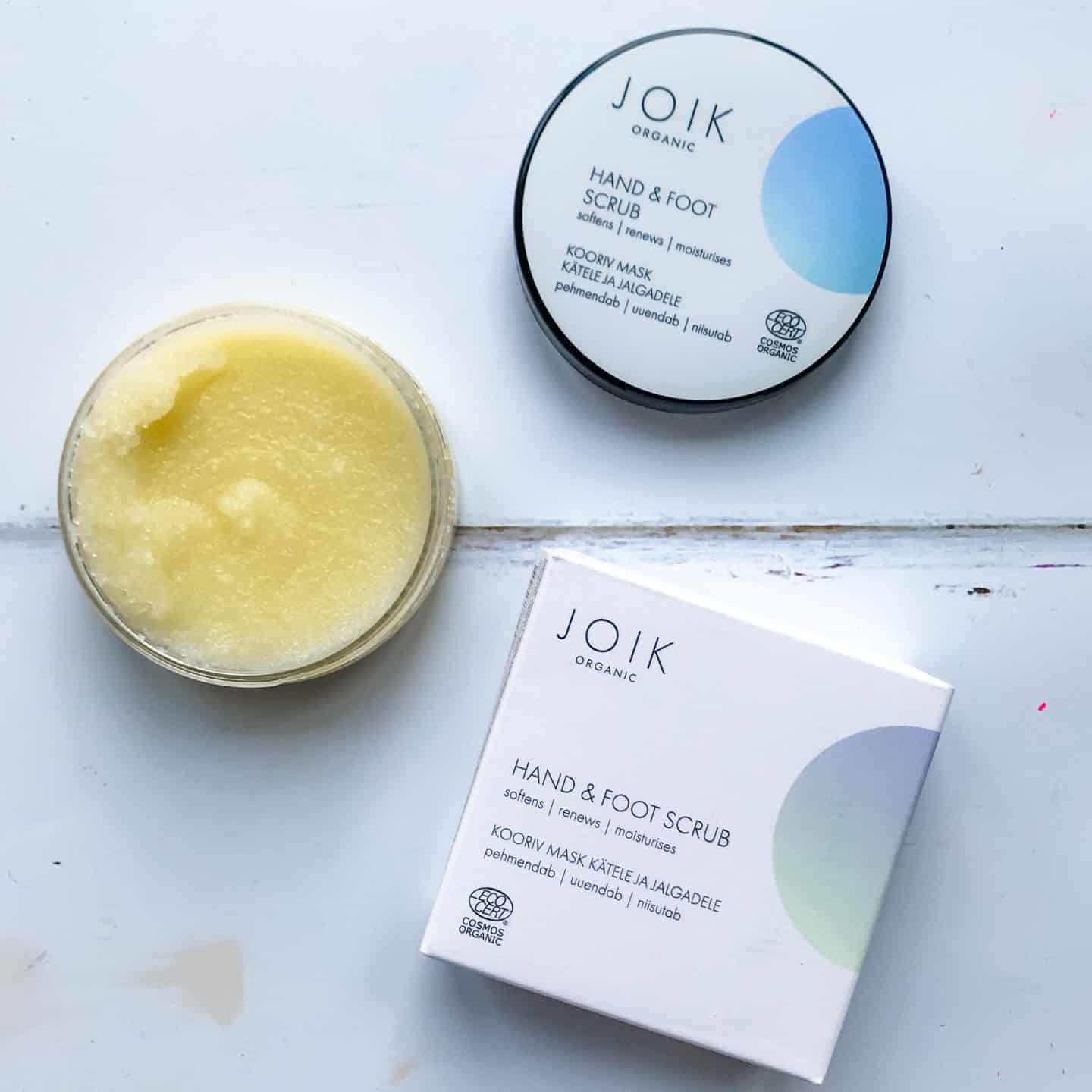 Joik Organic Hand & Foot Scrub review
