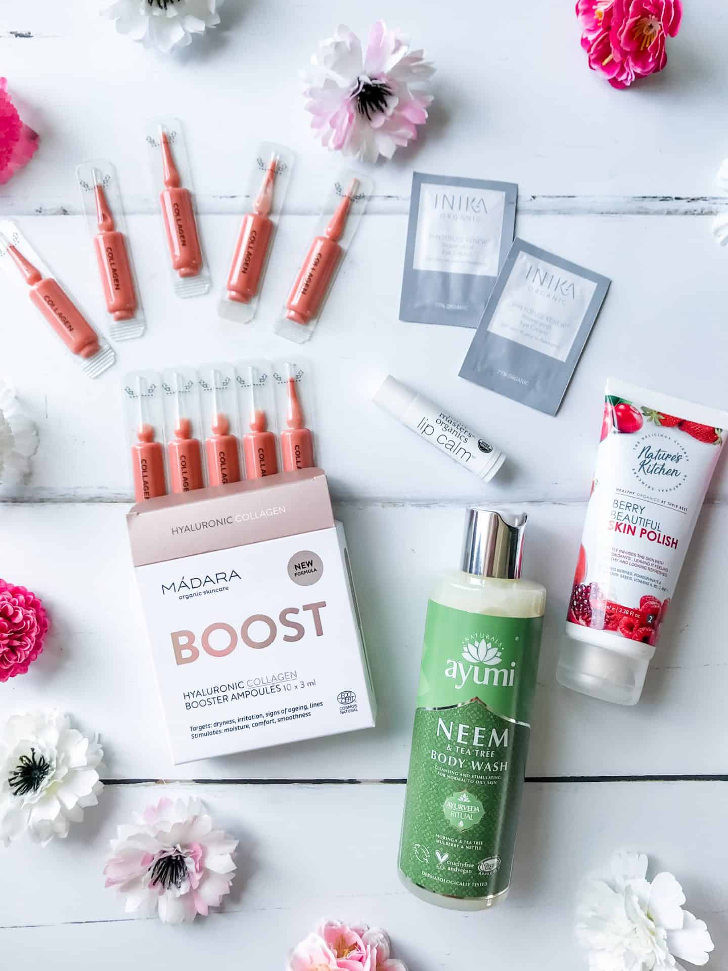 April Love Lula Natural Beauty Subscription Box contents