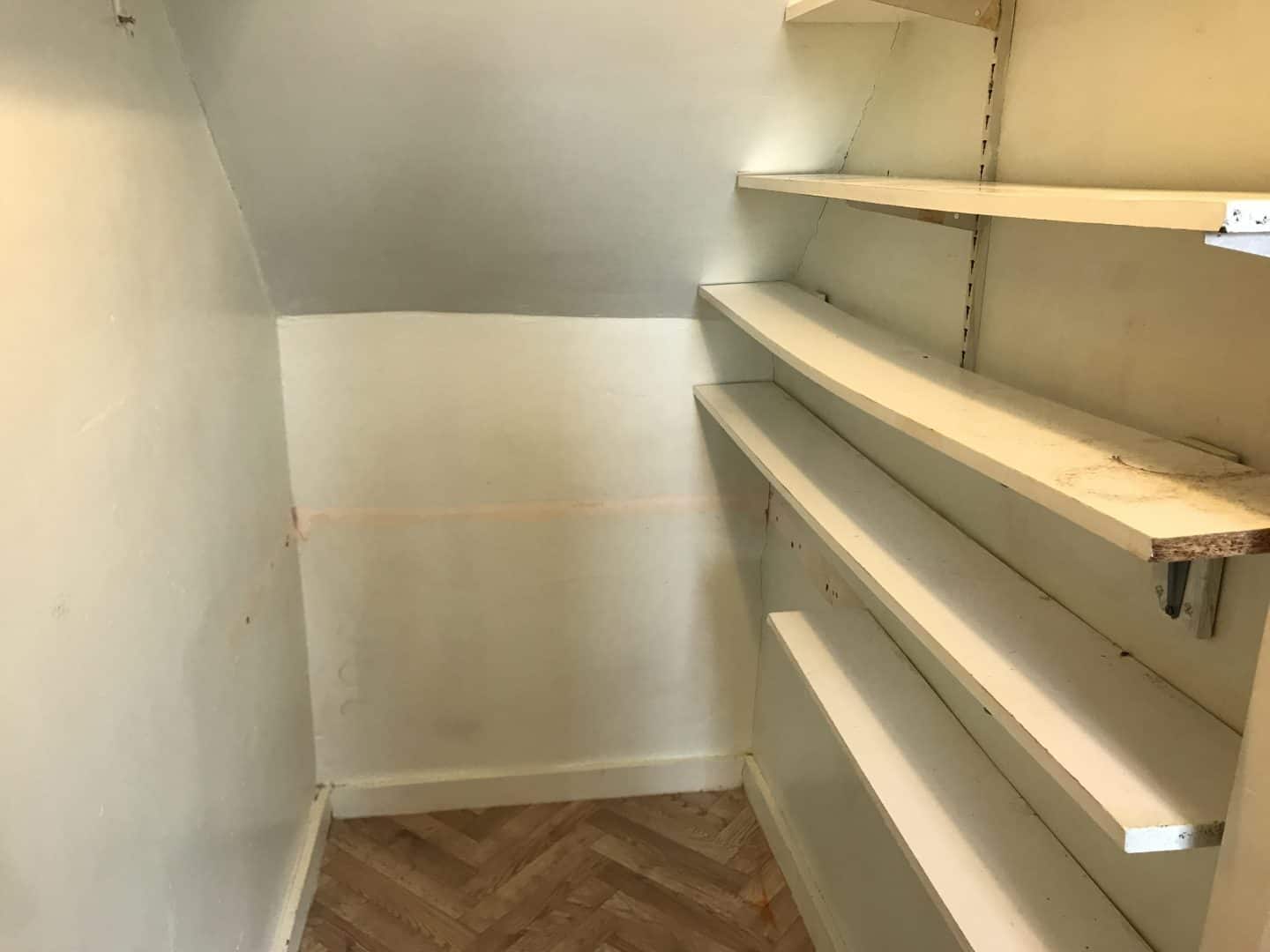 How To Organise A Small Walk In Pantry, Narrow Pantry Shelving