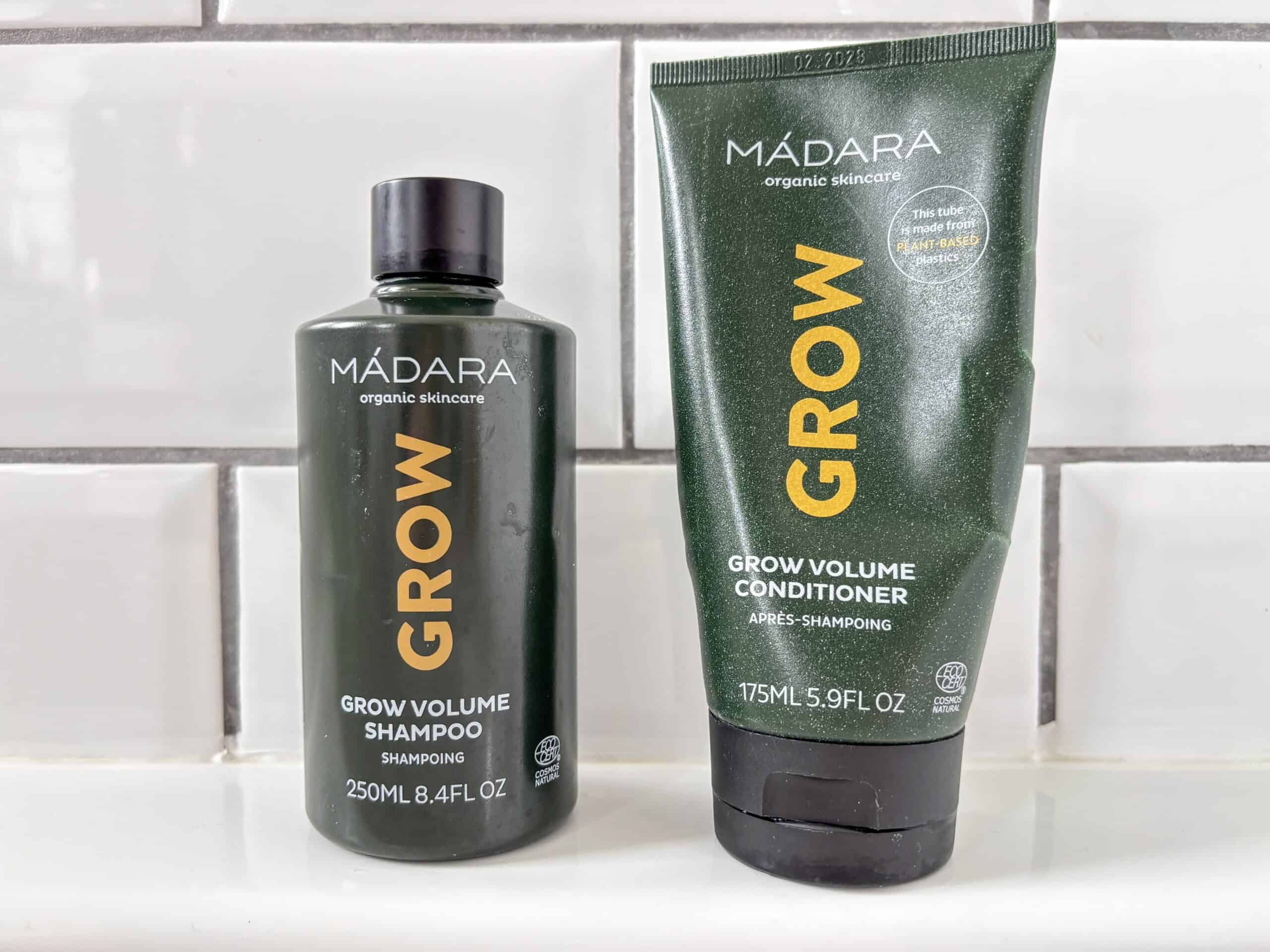 Honest review of Madara Grow Volume Shampoo and Conditioner